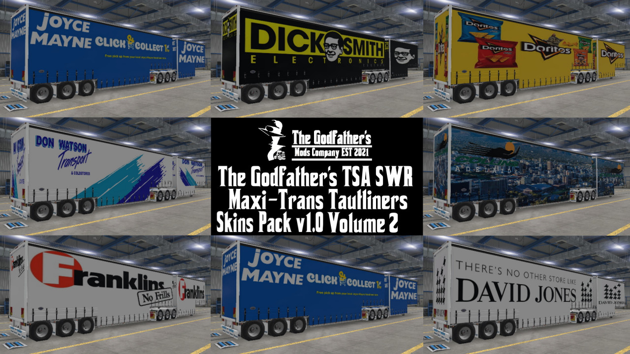 The Godfather's TSA SWR Maxi-Trans Tautliners Skins Pack 2